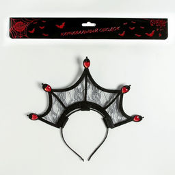 Ободок для волос карнавальный Королева пауков - Страна карнавалия фото 3