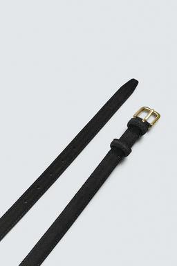 CINTUR?N PIEL SERRAJE LIMITED EDITION / Negro - Zara фото 4