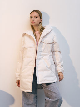 Куртка зимняя "Эмми" молочный