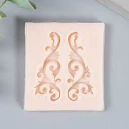 Силиконовый молд, форма для заливки «Вензель», 4.5×1.7 см, МИКС