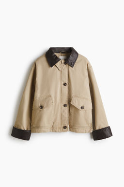 Chaqueta acolchada de lona