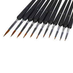 Набор кистей для рисования, нейлон, 11 штук: № 00000.000.00.0.1.2.3.4.5.6,7, Calligrata, круглые, деревянная ручка, международный размер