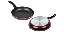 Сковорода 220 мм, 1 ручка, без крышки, полихромное покрытие, сплав А5 Кружево - Калитва фото 3