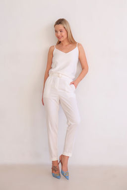 Martichelli Брюки классические белые  фото 5