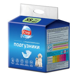 Подгузники для кошек и собак 2-4 кг размер XS (11шт) K201