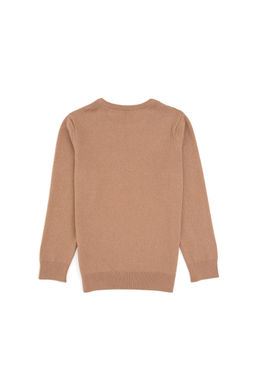 Erkek _ocuk Camel Melanj Bisiklet Yaka Basic Kazak - U.s. polo assn фото 2