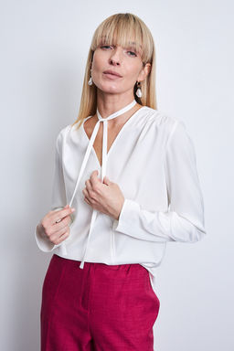 Блуза 156851 (молочный)