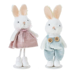 Фигурка декоративная Зайка, L6 W5 H14 см, 2в.