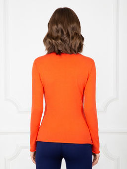 Водолазка женская ZZ-05002 orange - Eleganzza фото 3