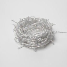ULD-S1000-100/DTA WARM WHITE IP20 Гирлянда светодиодная, 10м. 100 светодиодов. Теплый белый свет. Провод прозрачный. ТМ Uniel