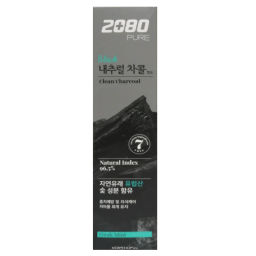Зубная паста с углем и мятой Dental Clinic 2080 Pure Black Clean, Корея, 120 г Акция