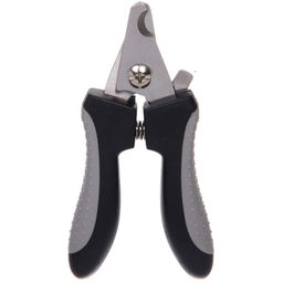 Цена за 2 шт. Когтерез для животных "ПРЕМИУМ - МОЙ БРО", прорезиненная ручка, цвет серый/черный, 6*12см