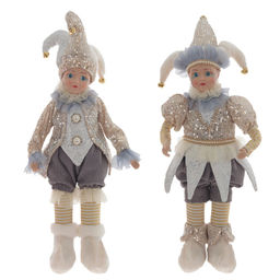 Игрушка набивная "Клоун"(муз, движ), L18 W13 H45 см, 2в.