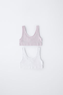 8-14 YEARS/ TWO-PACK OF SEAMLESS TOPS