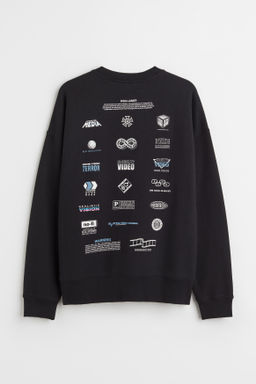 Sudadera con motivo estampado Relaxed Fit - H&m фото 2