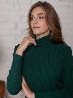 водолазка в узкий рубчик ТМ ТРиКА 019-0460  фото 5