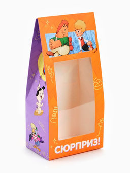 Цена за 10 шт. Коробка складная «Тебе сюрприз», 9 х 19 х 6 см