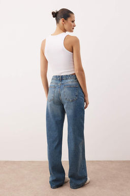 Mavi*001 Yuksek Bel Wide Leg Jeans TWOAW23JE00345