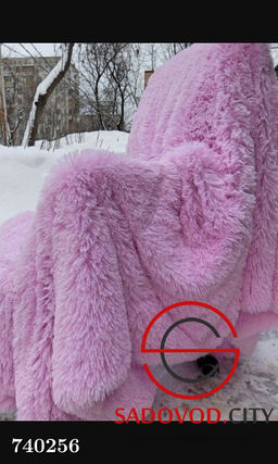 Плед пушистый на кровать