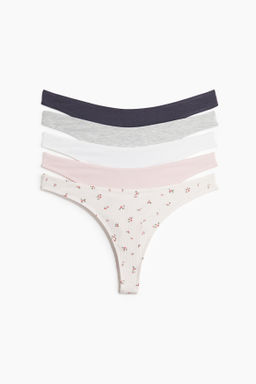 Pack de 5 bragas thong de algod?n - H&m фото 2