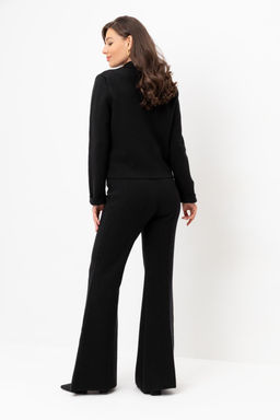 ЕВ 408/ш/черный брюки жен