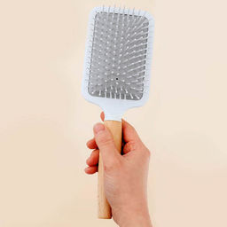 Masil Расческа для укладки волос антистатическая / Wooden Paddle Brush, дерево