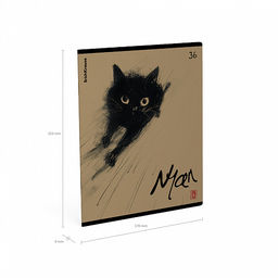 Цена за 5 шт. Тетрадь общая ученическая ErichKrause Blur Cat, 36 листов, клетка_MIX-PACK  фото 10