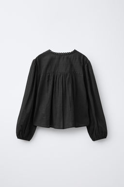 ROMANTIC TEXTURED SHIRT - Zara фото 2