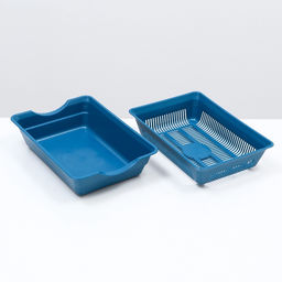 Туалет глубокий с сеткой 36×25×9 см, синий