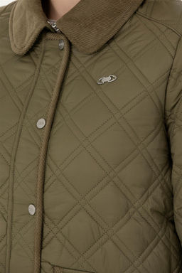 Женское пальто цвета хаки Неожиданная скидка в корзине - U.s. polo assn фото 7