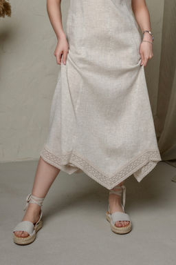 Платье сарафан 70% лен + 30% вискоза