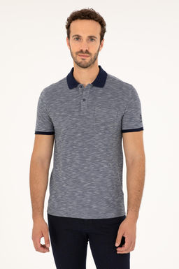 Футболка мужская U.S. Polo Assn темно-синяя хлопок фото 8