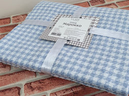 Плед хлопковый 140*200 "Марокко" цв. бел-гол (Россия Белтекс)