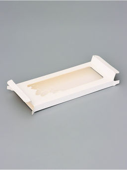 Цена за 5 шт. Подарочная коробка под плитку шоколада, с вырубным окном, «Бабочки», 17.1×8×1.4 см