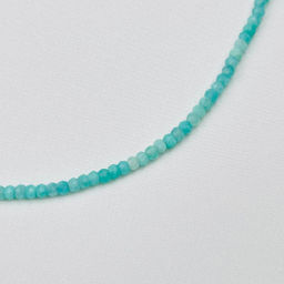 Колье из Амазонита и Жемчуга 38 см +