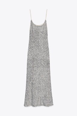 SEQUINNED CAMISOLE DRESS - Zara фото 7