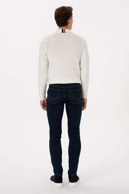 Erkek Koyu Mavi Slim Fit Jean Pantolon - U.s. polo assn фото 4