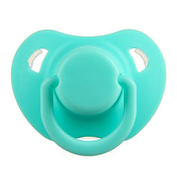 Пустышка классическая, с колпачком и держателем, в контейнере, от 0 мес., цвет бирюзовый