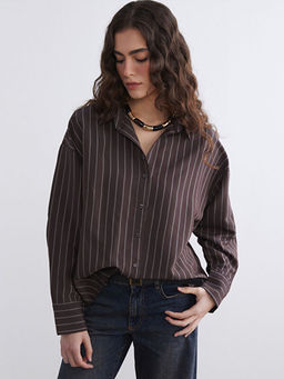 ?izgili Oversize Kad?n G?mlek