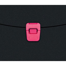 Папка портфель А4, 700 мкм, 1 отделение, Calligrata, черный с розовыми элементами отделки  фото 4