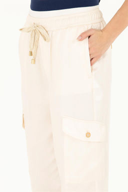 Женские спортивные брюки кремового цвета - U.s. polo assn фото 13