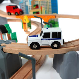 Железная дорога, 95 деталей, 52.5?33?12.5 см - Simaland фото 4