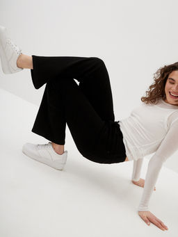 Женские джинсы широкие с высокой посадкой - Mossmore фото 30