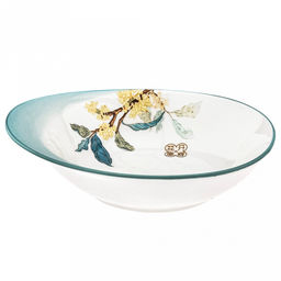 Жасмин чарующий 3D Салатник фарфоровый 200мл, 14,8х11,9х3,4см, с ручкой, с деколью, отводка с тонированием (Китай) - Домашняя Мода фото 3