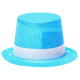 Цена за 2 шт. Карнавальная шляпка Цилиндр, на резинке, МИКС