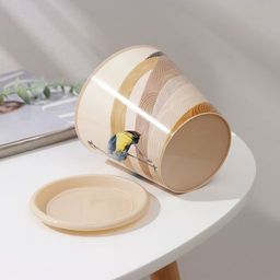 Цена за 2 шт. Горшок для цветов Доляна «Каракум», 800 мл, цвет бежевый