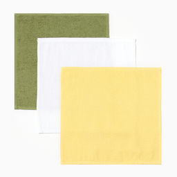 Набор махровых полотенец Пчёлка 30х30 см - 3 шт, хлопок 340гр/м2 - Этель фото 5