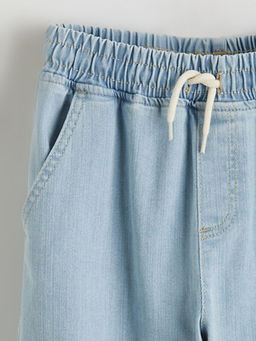 Loose Fit Erkek ?ocuk Jean Jogger Pantolon