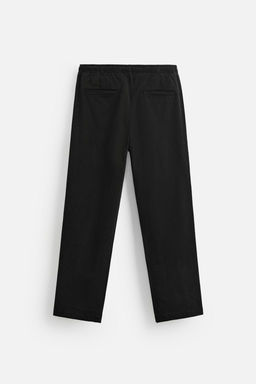 REGULAR FIT JOGGER WAIST TROUSERS - Zara фото 38