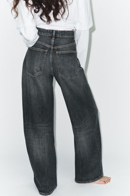 TRF EXTRA WIDE-LEG HIGH-WAIST JEANS - Zara фото 5